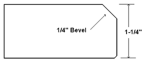 quarter bevel